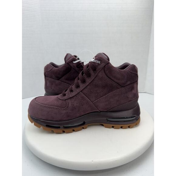 Nike Air Max Goadome Womens Sz 8 Burgandy Waterproof Suede Boots 865031-602 NEW - Picture 7 of 11